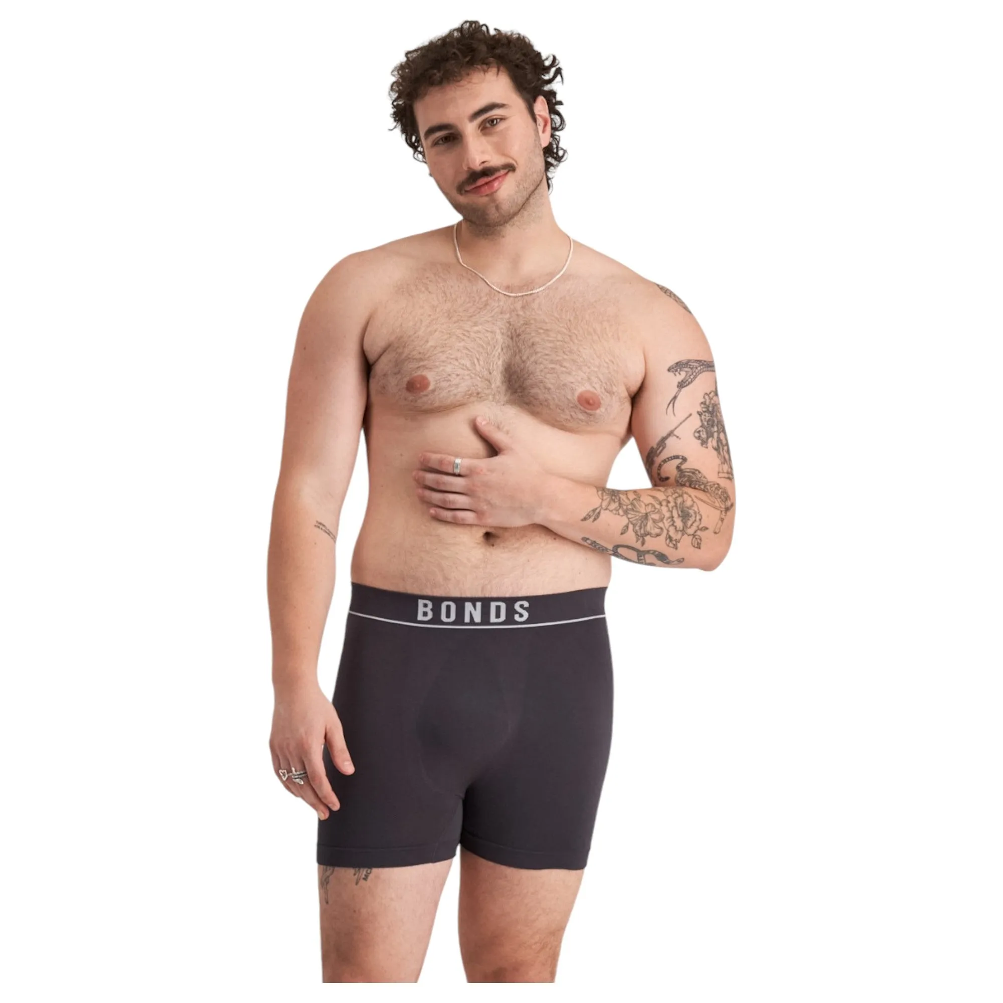 3 x Bonds Mens Originals Seamless Trunks Multicoloured Underwear