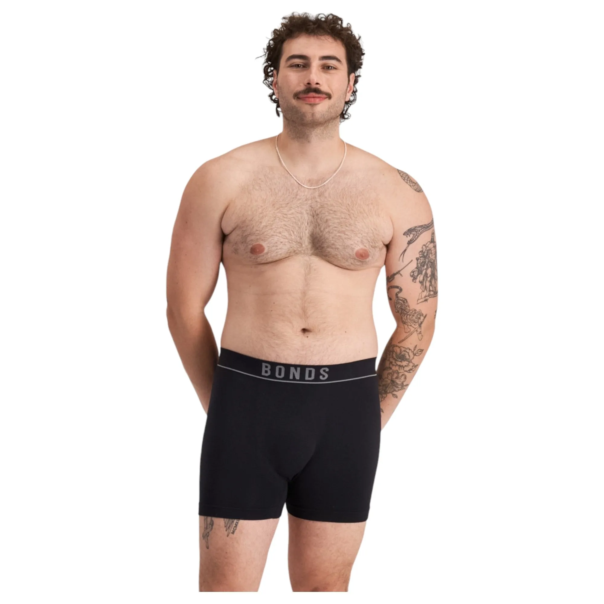 3 x Bonds Mens Originals Seamless Trunks Multicoloured Underwear