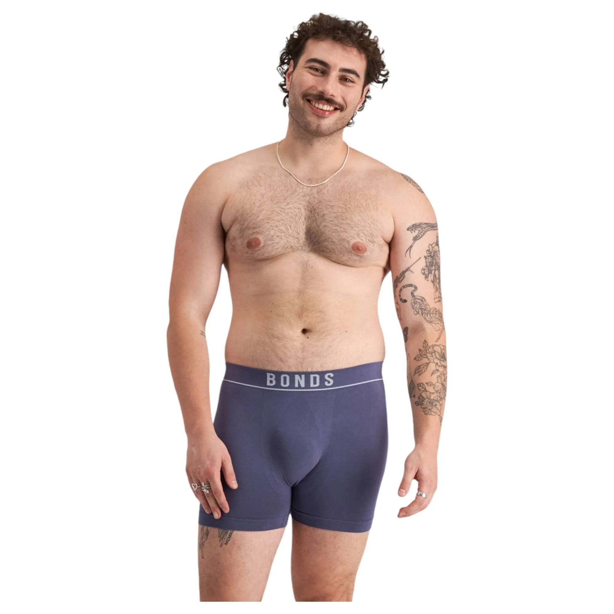 3 x Bonds Mens Originals Seamless Trunks Multicoloured Underwear
