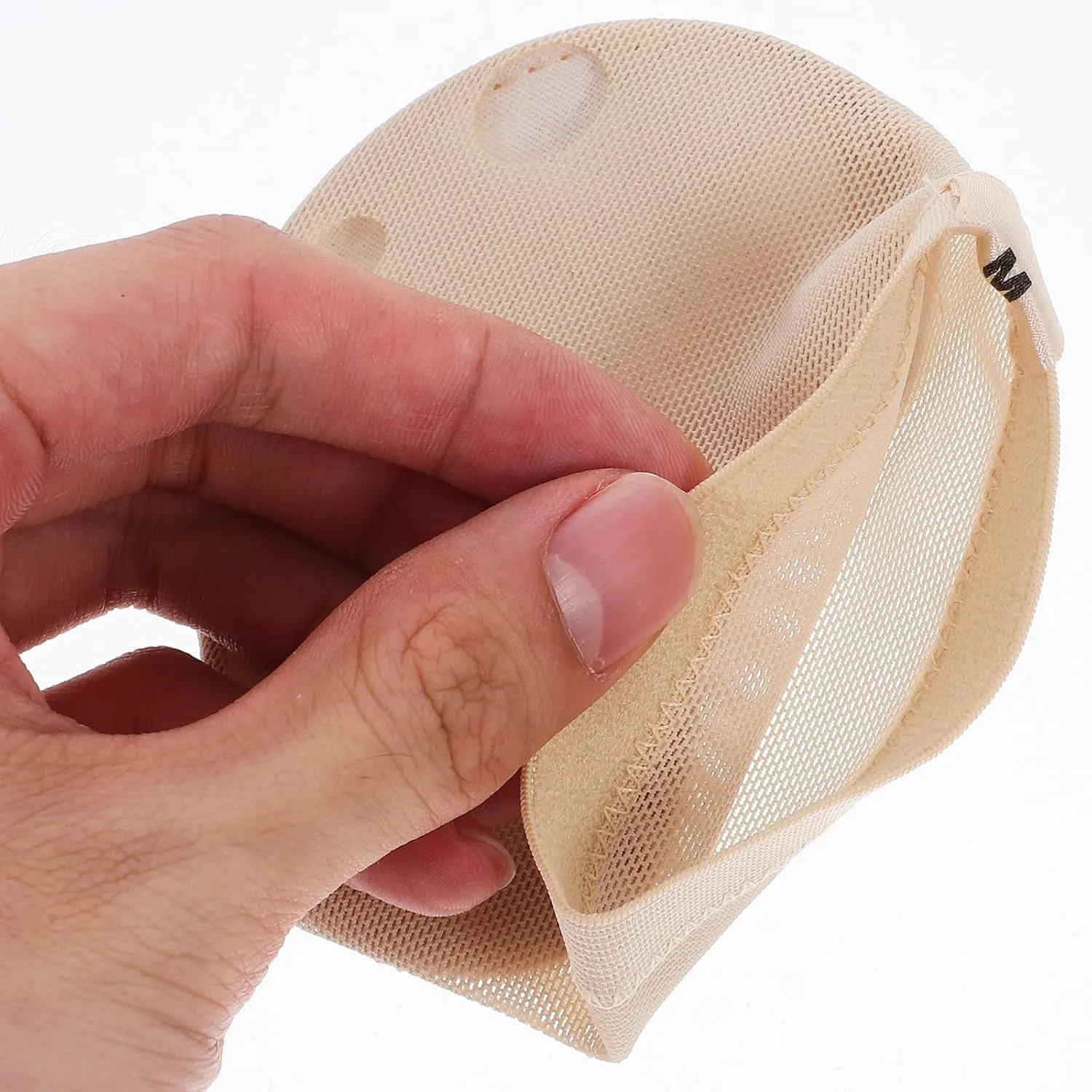 ABOOFAN 3 Pairs Thong Toe Paws Ballet Dance Toe Pad Belly Dancing Foot Thong Ballet Foot Undies Dance Forefoot