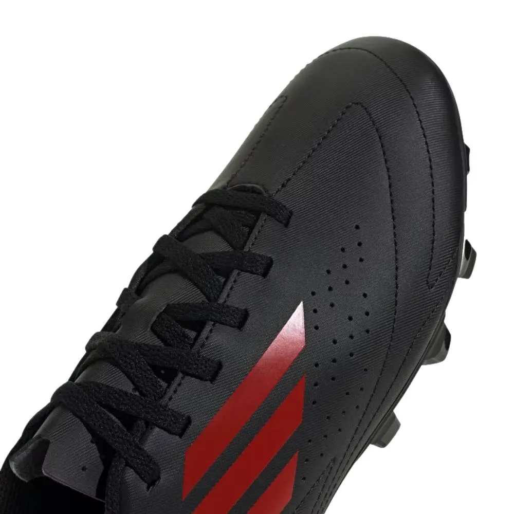 Adidas Men's Deportivo III Flexible Ground Football Shoe (Core Black/Better Scarlet/Core Black)