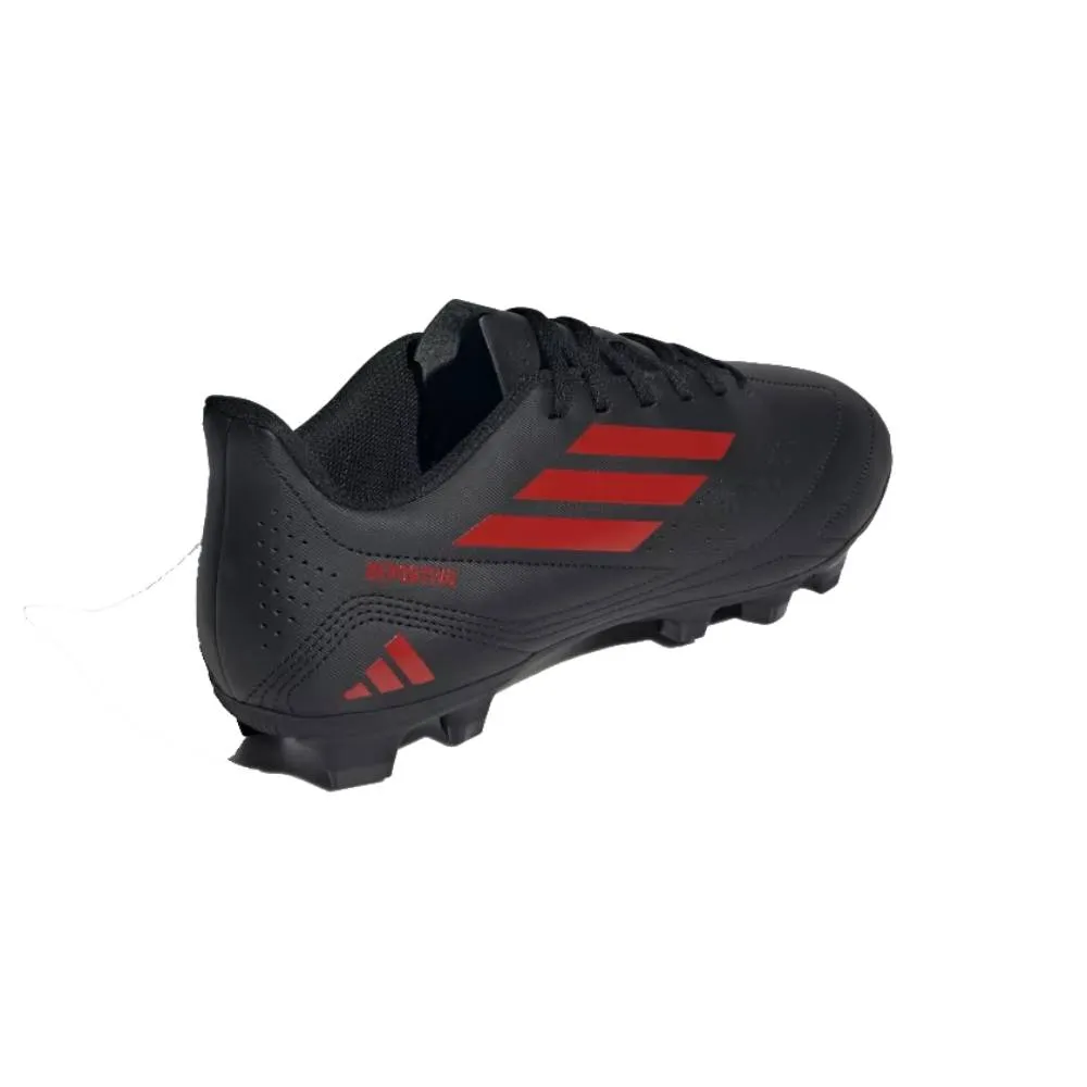 Adidas Men's Deportivo III Flexible Ground Football Shoe (Core Black/Better Scarlet/Core Black)