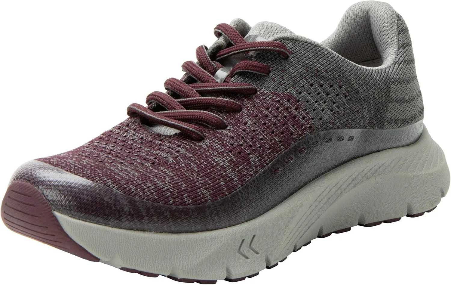 Alegria Women Revl ReBounce Sneakers Shoes Knitted Lightweight Athletic Walking Tennis Shoe Plum 8.5 M US