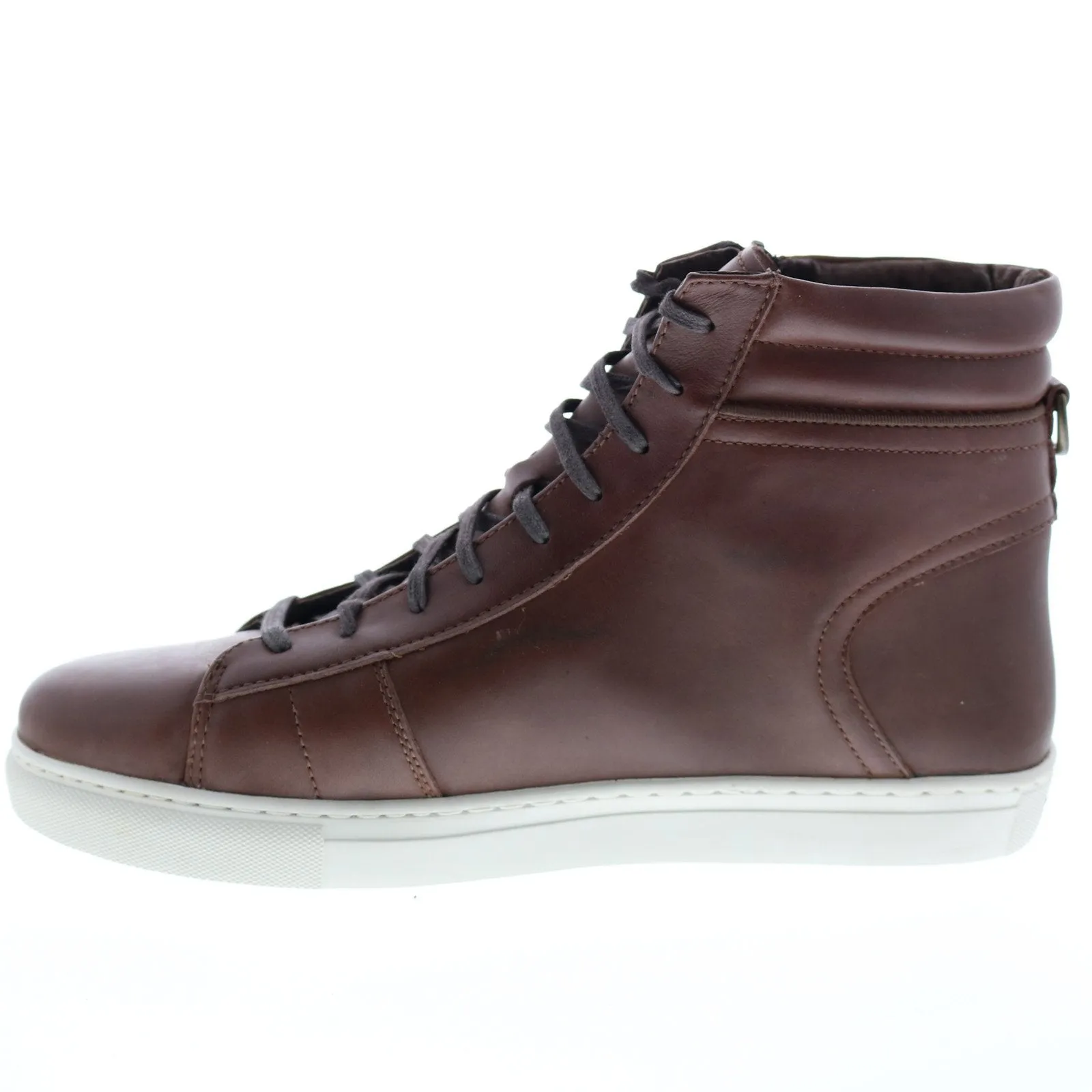 Andrew Marc Remsen AMREMSL-242 Mens Brown Leather Lifestyle Sneakers Shoes