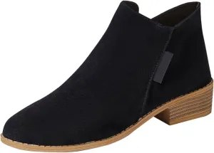 Ankle Boots for Men Rubber Ankle Boots for Women Womens Dress Boots Ankle Suede Cowboy Boots Women Womens Booties and Ankle Boots Flat Ankle Boots Women Flat