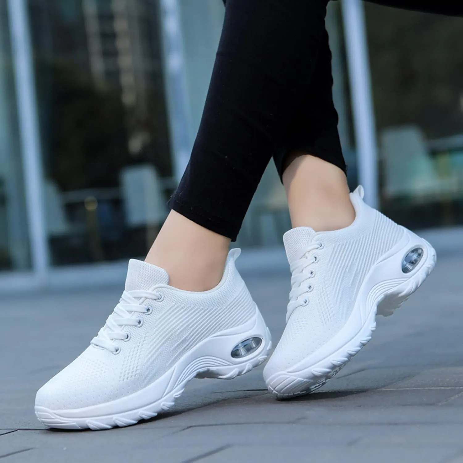Arch Support Shoes for Women Comfortable Orthopedic Walking Shoes Support Plantar Fasciitis Athletic Sneakers