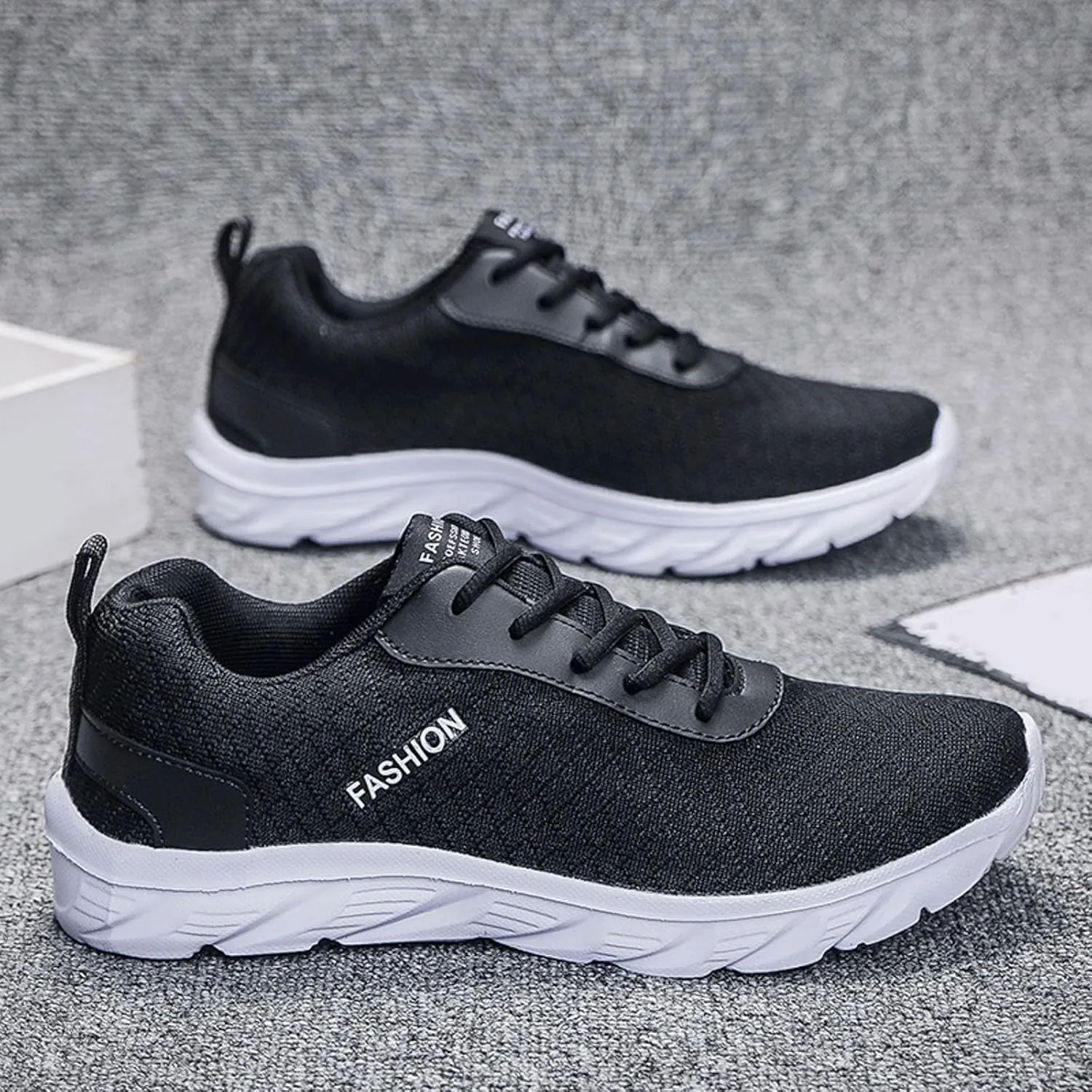 Arch Support Walking Shoes for Men Breathable Casual Comfortable Walking Sneaker Arch Support Plantar Fasciitis