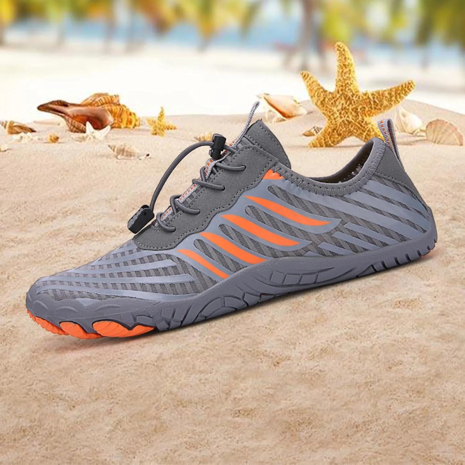 Barefoot Footwear for Womens and Mens Waterproof Hiking Shoes,Healthy&Non-Slip Breathable,Wide Toe Box Water Shoe Beach Pool Aqua Swim Surf Hiking Sneakers Lightweight Tennis Shoes Unisex