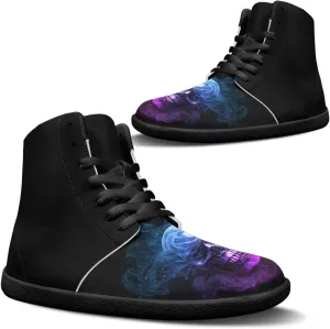 Barefoot Shoes for Men Comfortable Zero Drop Tennis Running Hiking Workout Shoes Wide Toe Box Anti-Skid Waterproof Sneakers for Teen Boys Black US 5-14