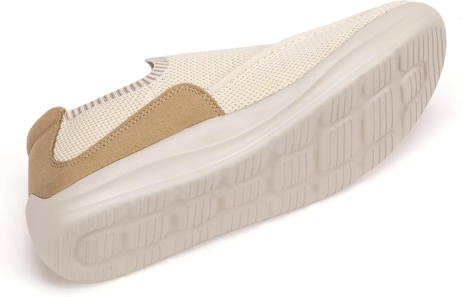BEJINASH Mens Slip-on Walking Shoes, Lightweight Breathable Go Walk Shoes with Arch Support,Comfortable Casual Loafers Shoes