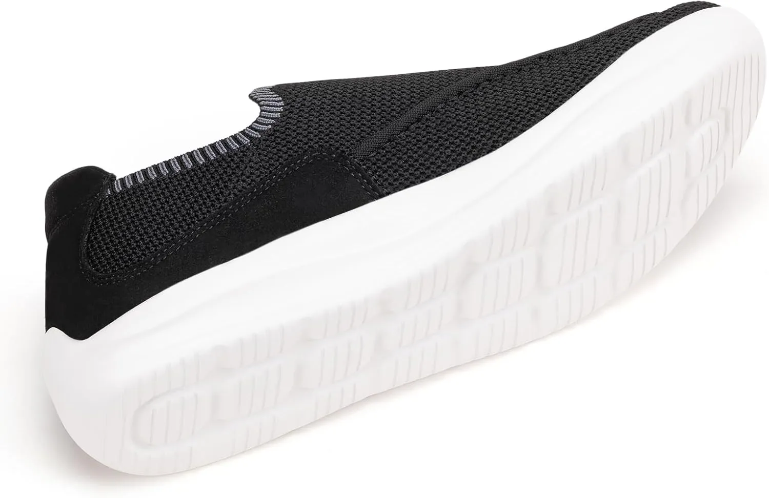 BEJINASH Mens Slip-on Walking Shoes, Lightweight Breathable Go Walk Shoes with Arch Support,Comfortable Casual Loafers Shoes