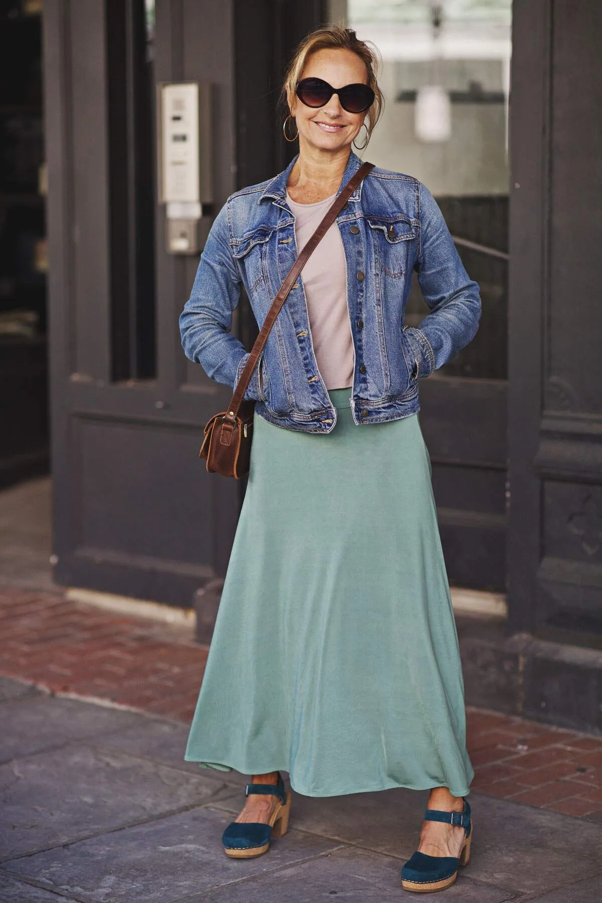 Blanche Skirt - Moss Green