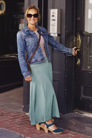 Blanche Skirt - Moss Green