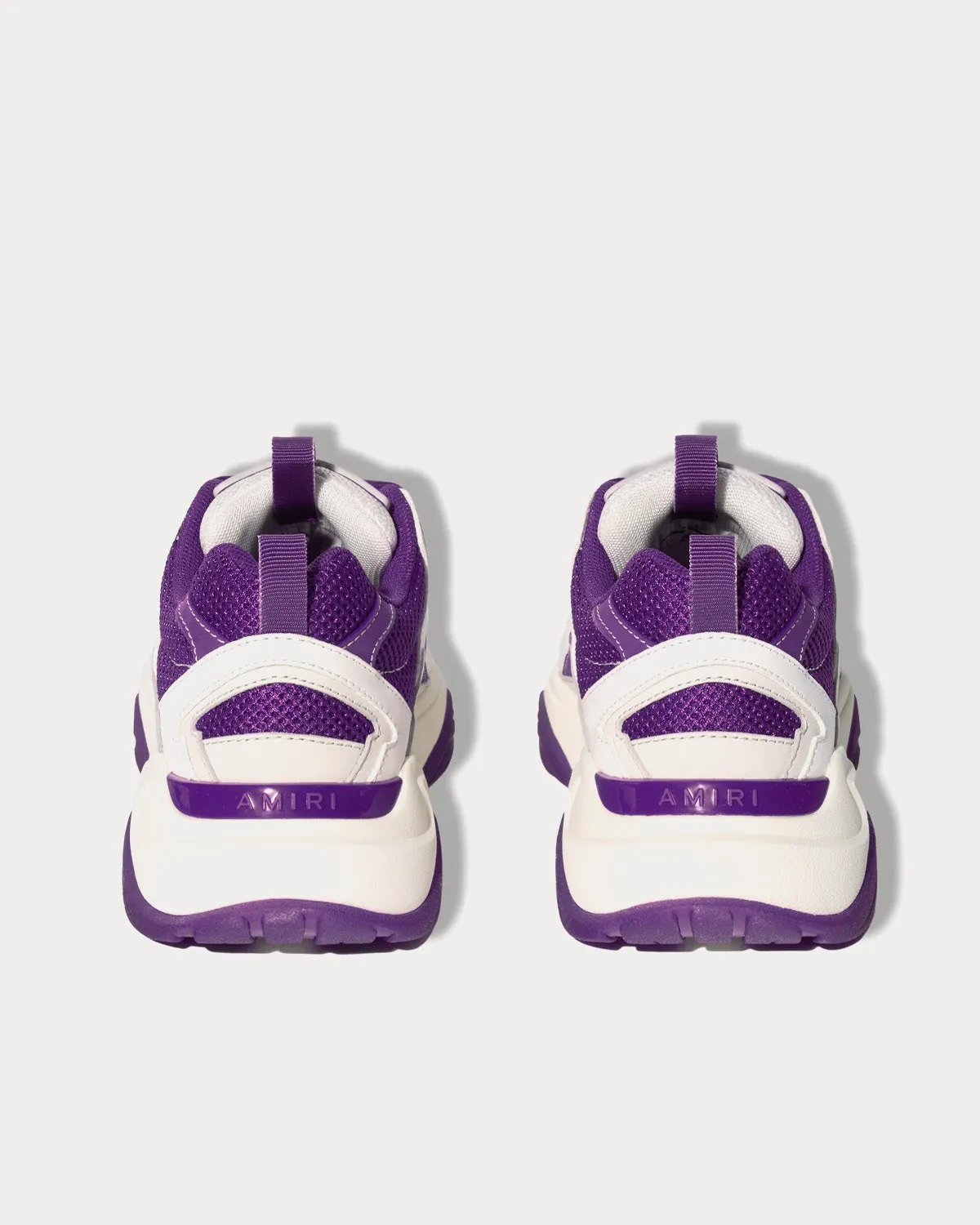 Bone Runner Purple / White Low Top Sneakers