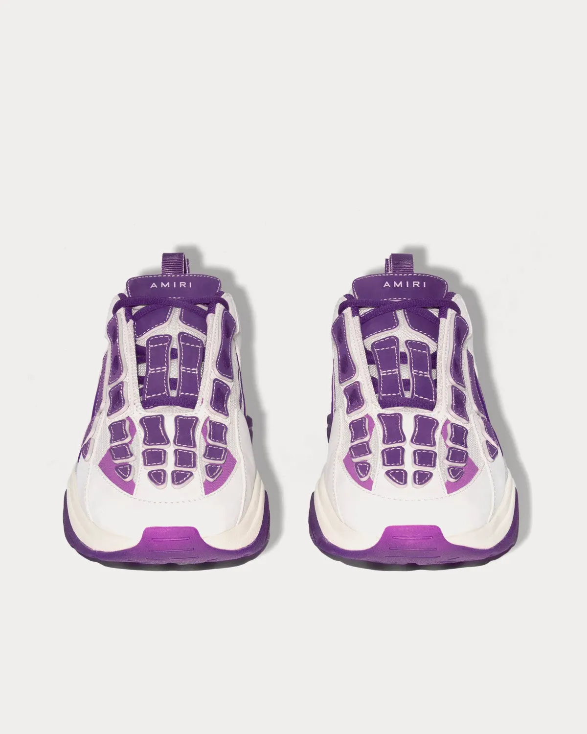 Bone Runner Purple / White Low Top Sneakers