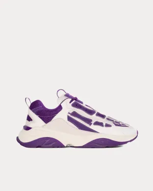 Bone Runner Purple / White Low Top Sneakers