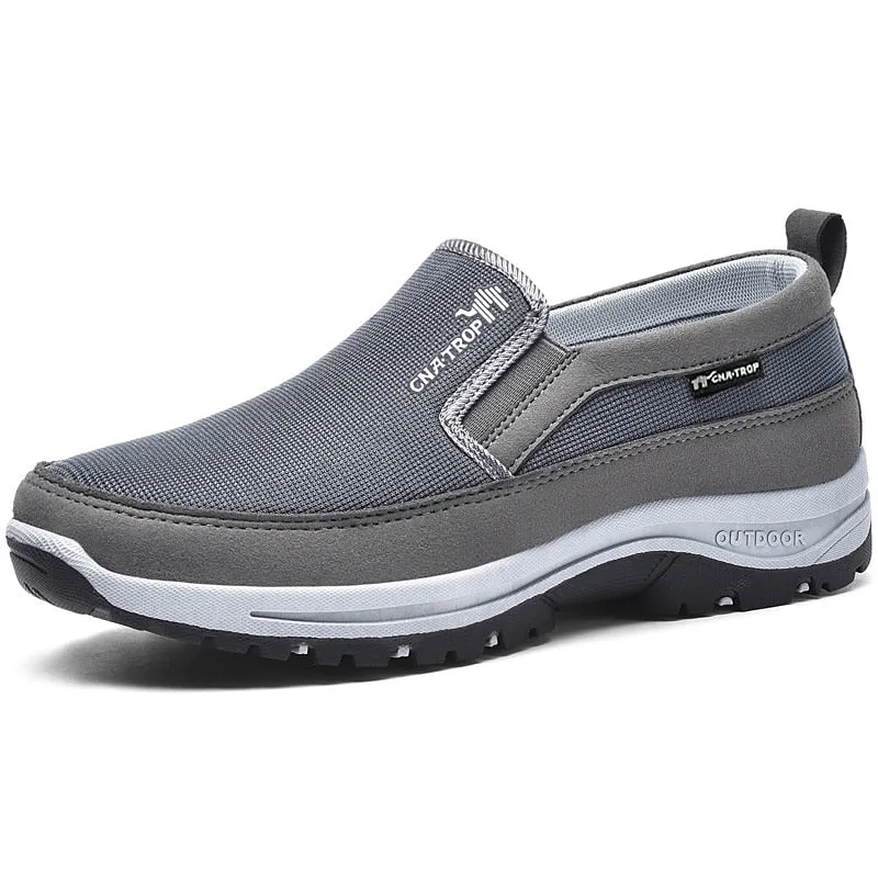 Bootara Men's Breathable Slip-On Outdoor Shoes – Lightweight and Durable Walking Loafers for Everyday Comfort
