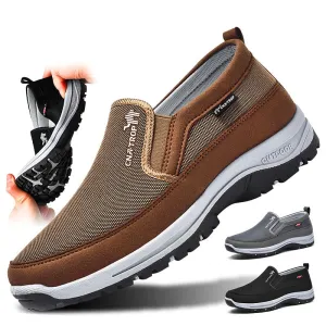 Bootara Men's Breathable Slip-On Outdoor Shoes – Lightweight and Durable Walking Loafers for Everyday Comfort