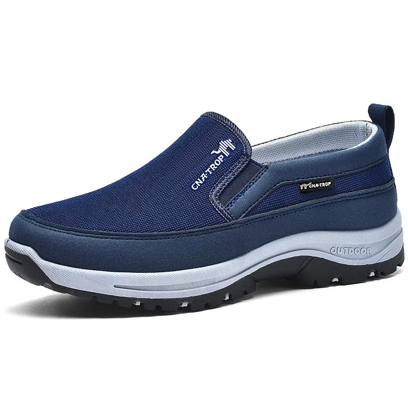 Bootara Men's Breathable Slip-On Outdoor Shoes – Lightweight and Durable Walking Loafers for Everyday Comfort