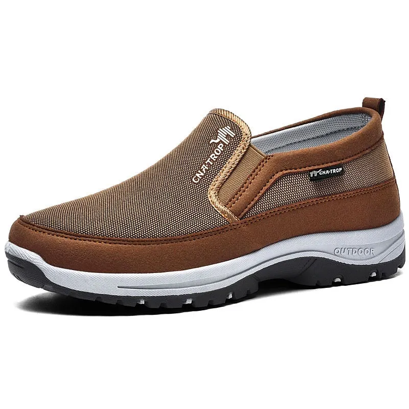 Bootara Men's Breathable Slip-On Outdoor Shoes – Lightweight and Durable Walking Loafers for Everyday Comfort