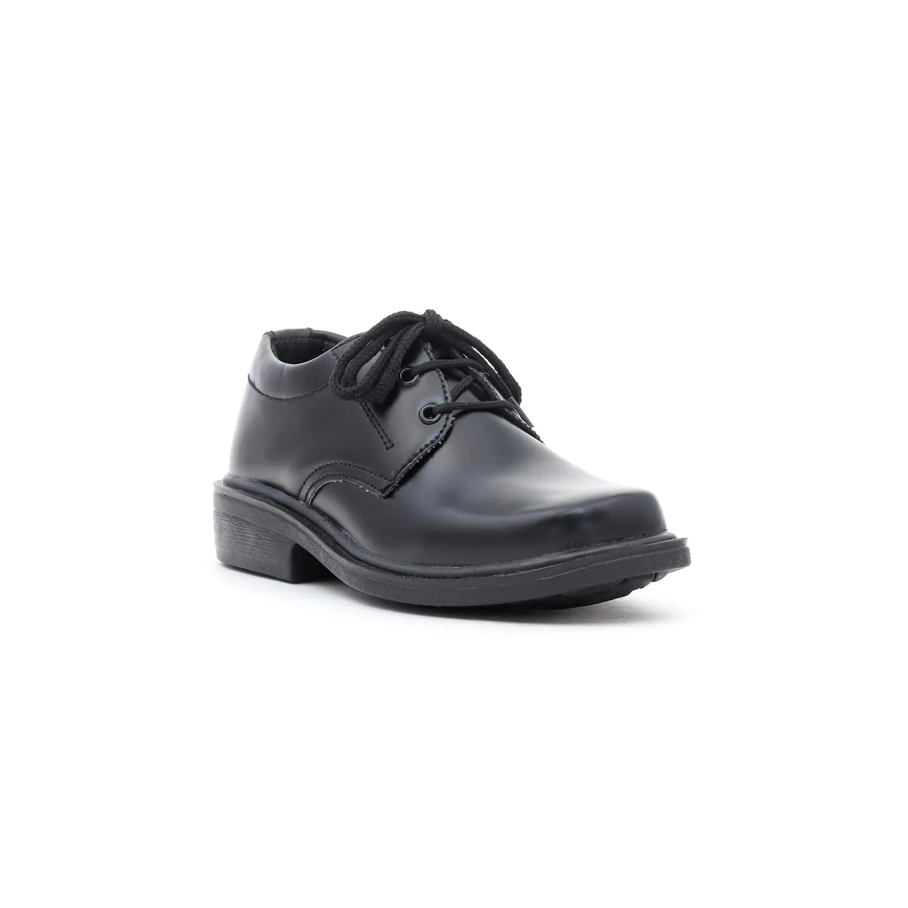 Boys Black School Shoes SK1052