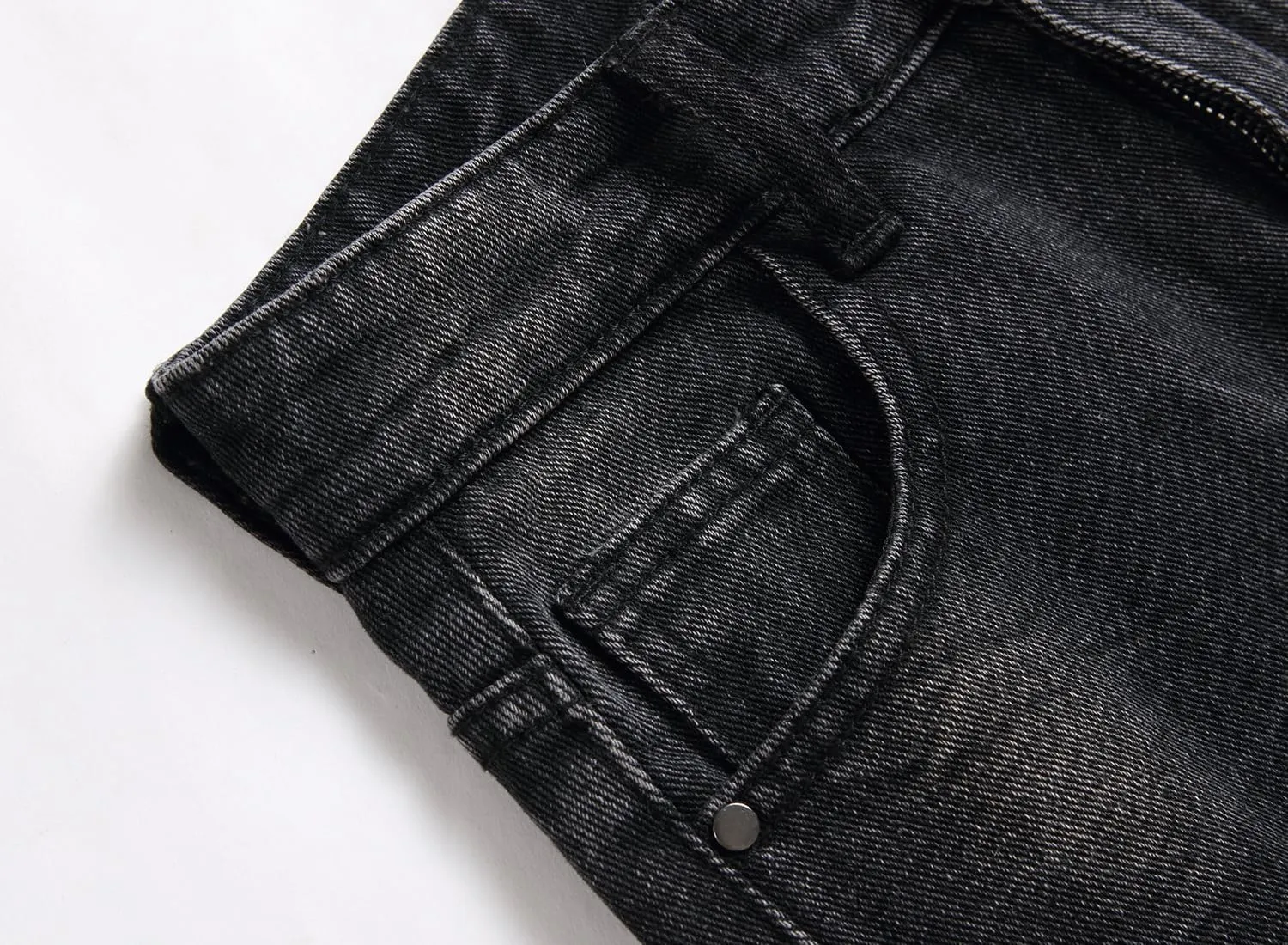 Boy's Skinny Fit Ripped Destroyed Distressed Fashion Denim Jeans Pants