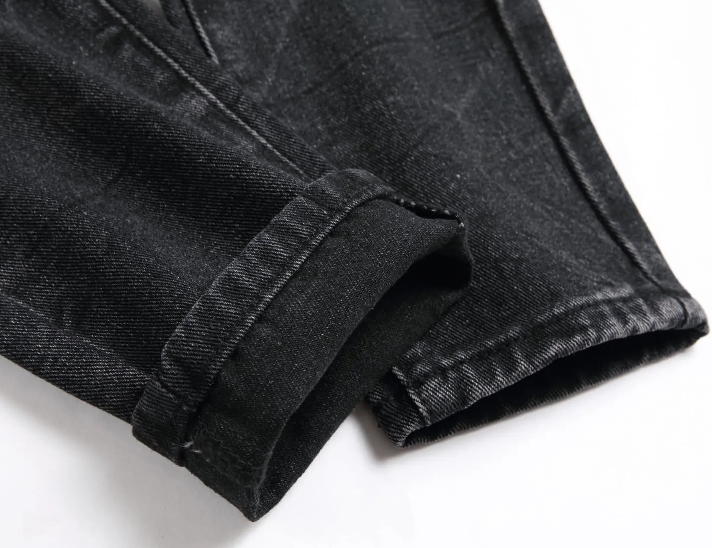 Boy's Skinny Fit Ripped Destroyed Distressed Fashion Denim Jeans Pants