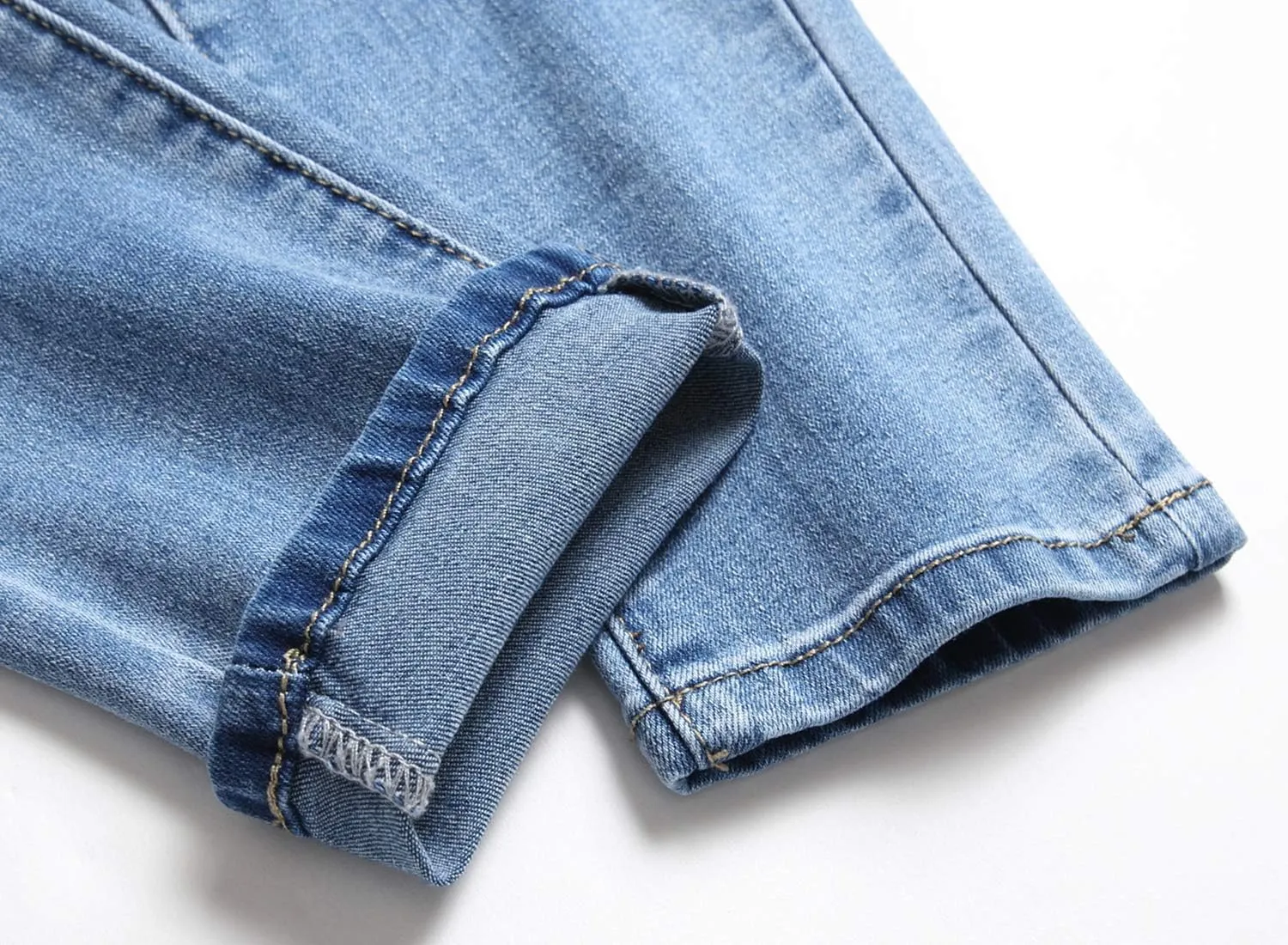 Boy's Skinny Fit Ripped Distressed Stretch Washed Fashion Kids Denim Jeans Pants