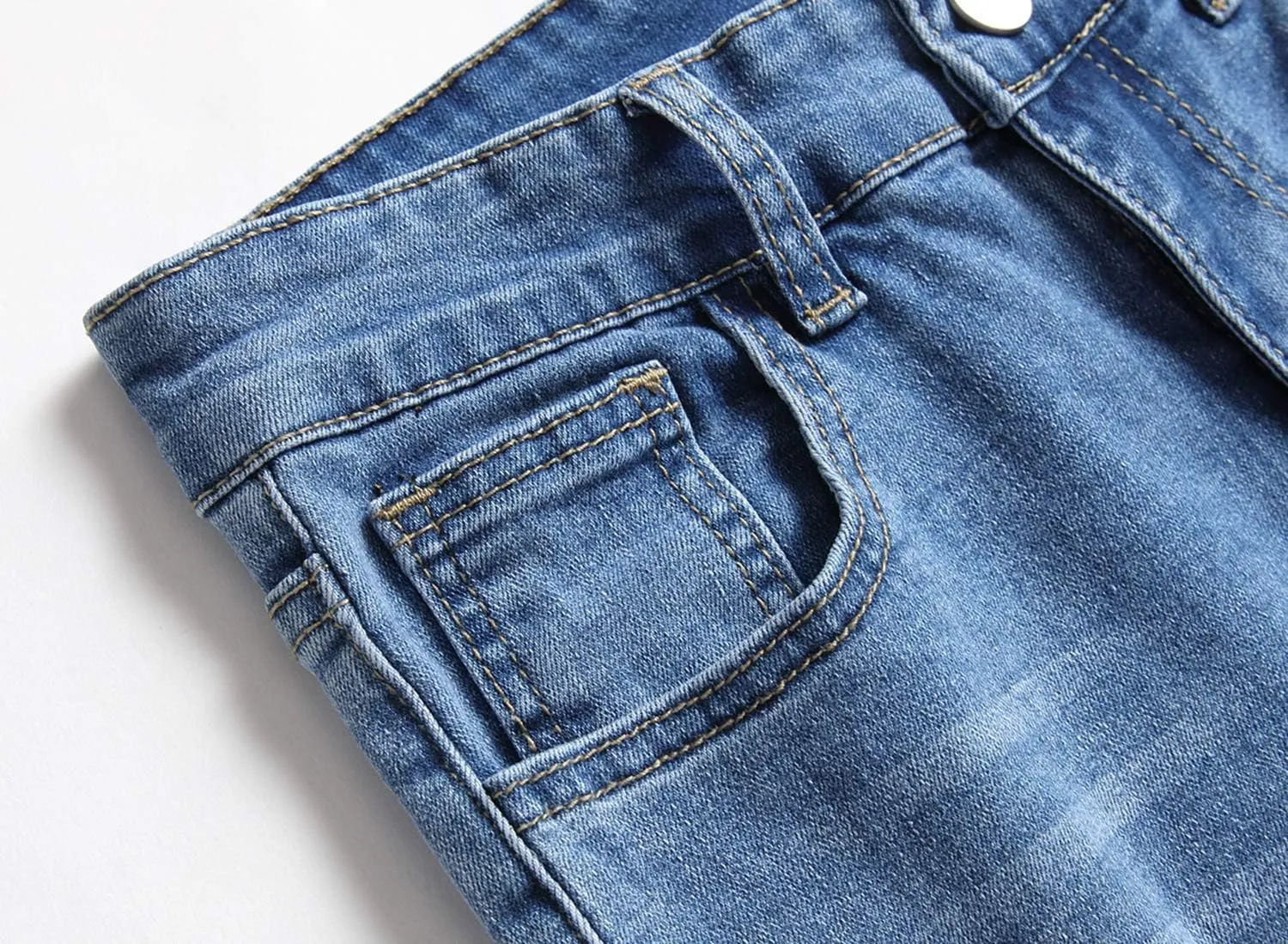 Boy's Skinny Fit Ripped Distressed Stretch Washed Fashion Kids Denim Jeans Pants