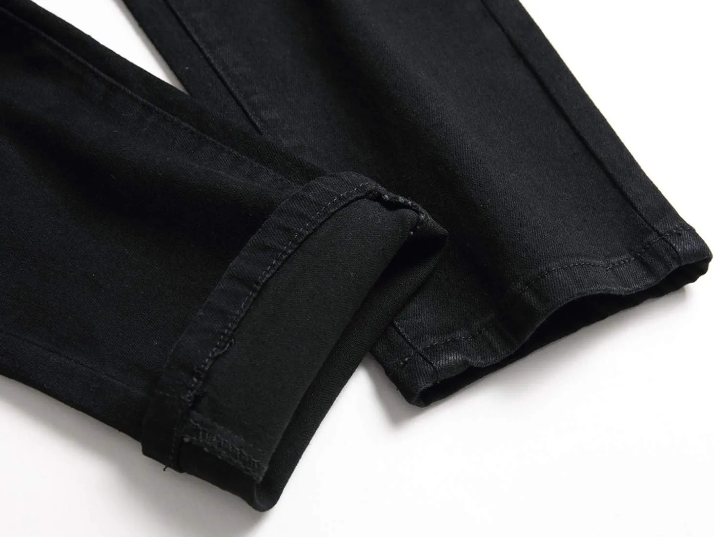 Boy's Skinny Fit Ripped Distressed Stretch Washed Fashion Kids Denim Jeans Pants