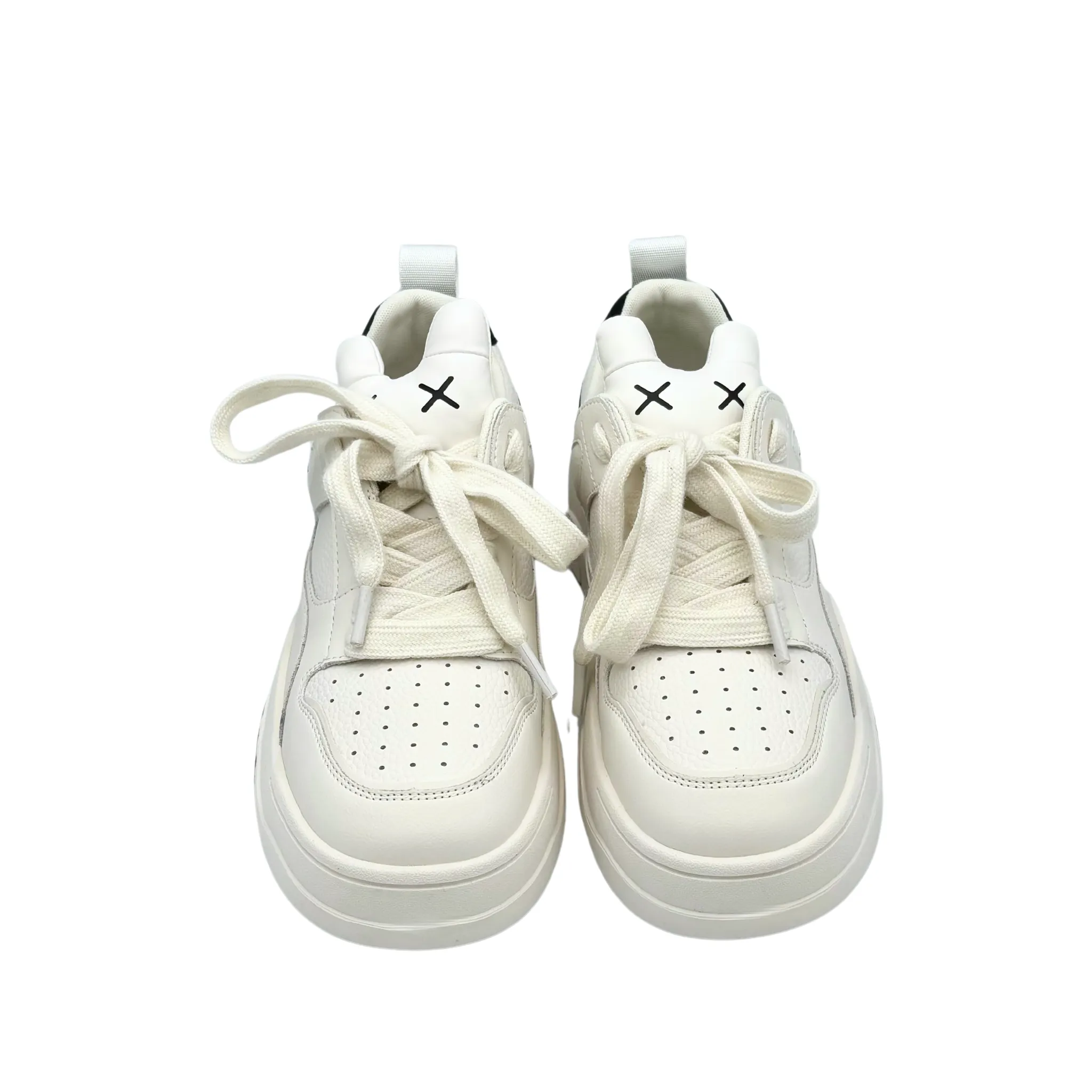 Bunny Black & White Platform Sport Shoes