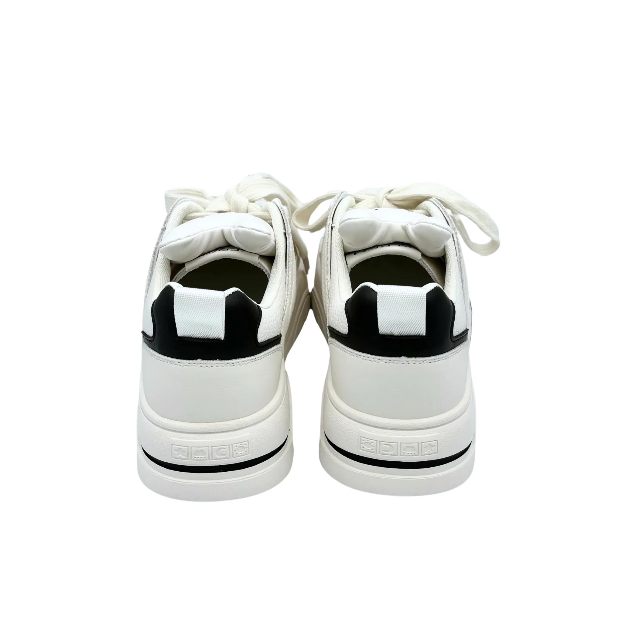 Bunny Black & White Platform Sport Shoes