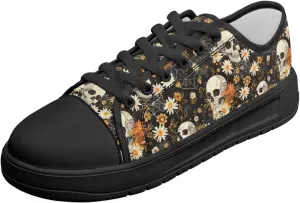 Canvas Shoes for Women Classic Slip On Tennis Shoes Lace Up Low Top Design Sneakers