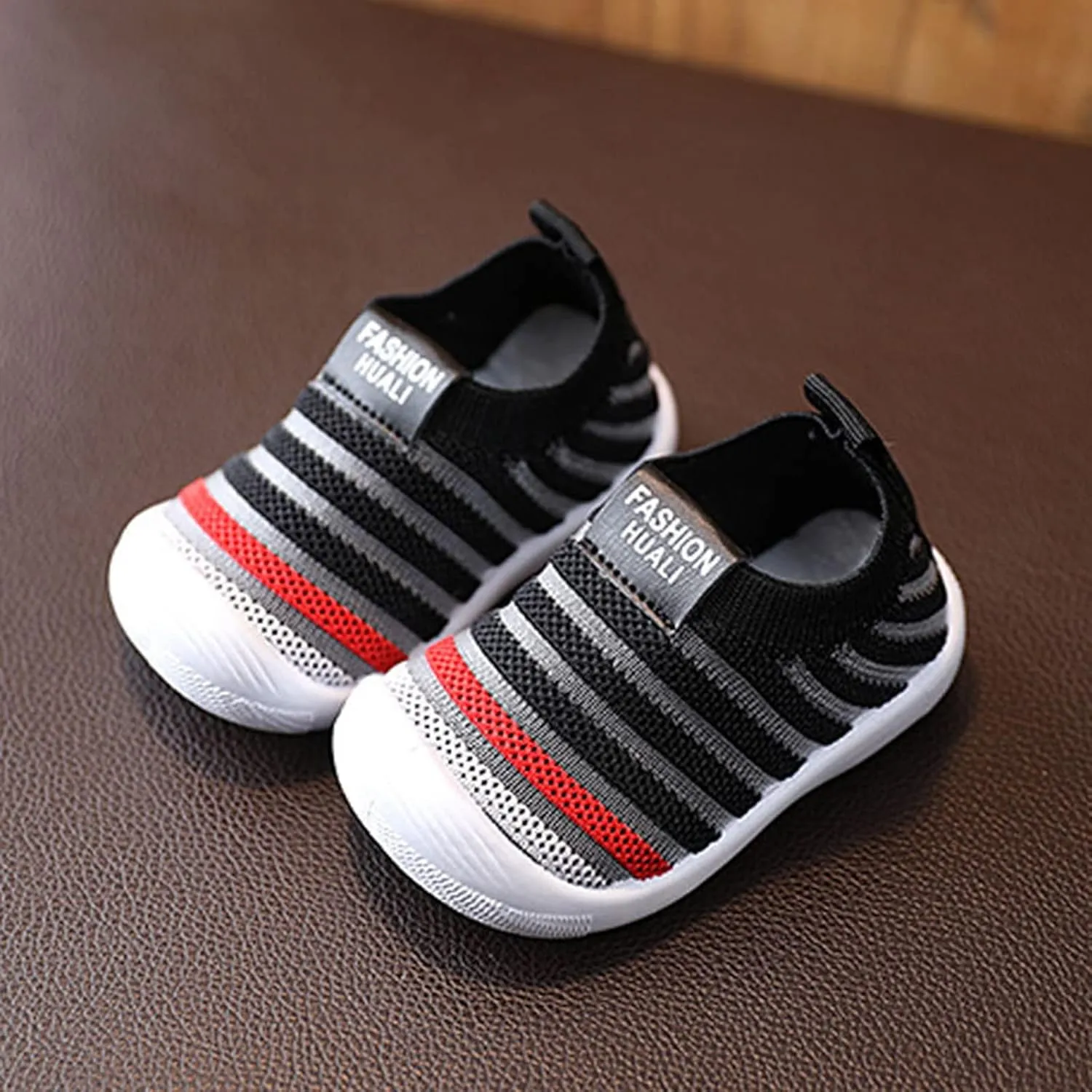 Children Cute Knitted Kids Boys Girls Non Slip Lightweight Toddler Walking Running School Baby Shoes Boy 6-12 Months
