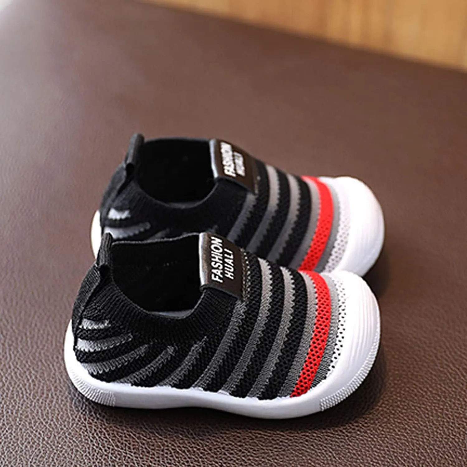 Children Cute Knitted Kids Boys Girls Non Slip Lightweight Toddler Walking Running School Baby Shoes Boy 6-12 Months