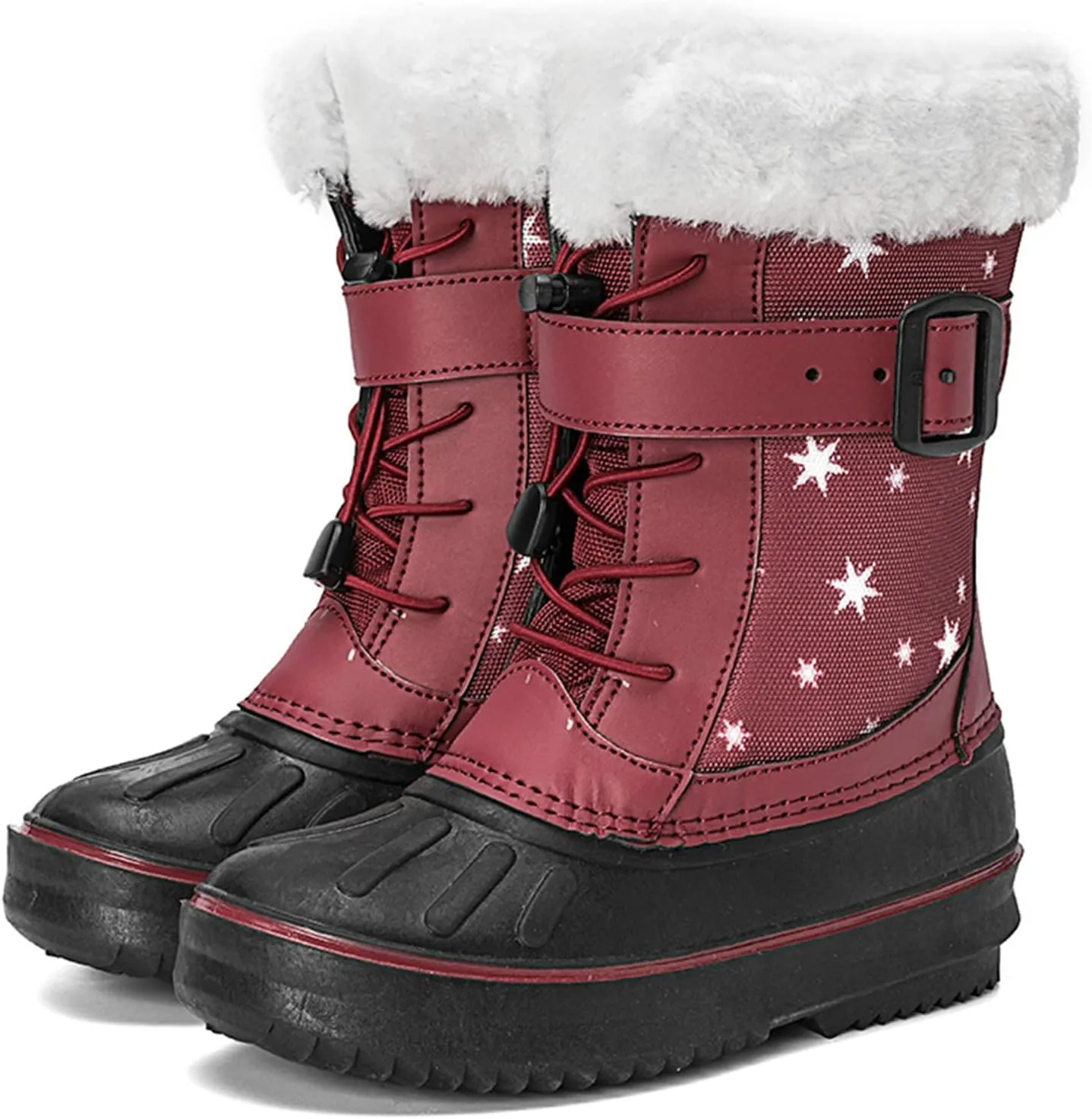 Children Shoes Snow Boots Girls Boys OutdoorBoots Warm Boots With Cotton Snow Boots Big Kids Toddler Leopard Rain Boots