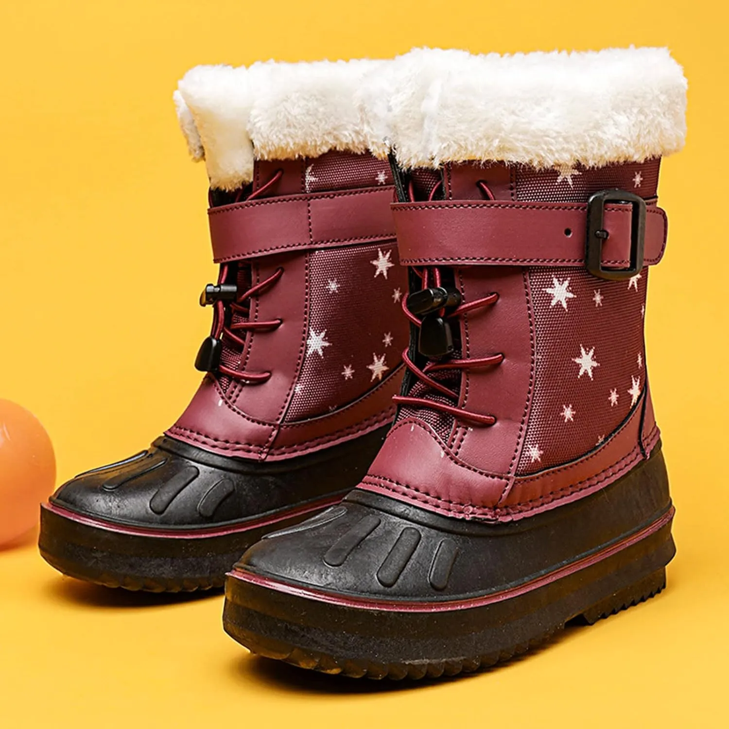Children Shoes Snow Boots Girls Boys OutdoorBoots Warm Boots With Cotton Snow Boots Big Kids Toddler Leopard Rain Boots