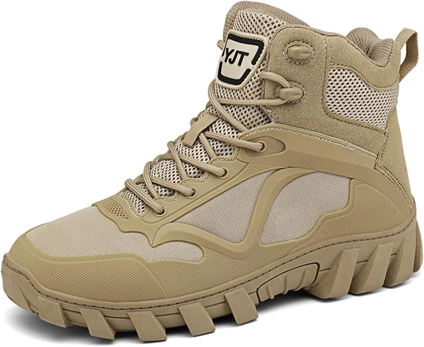 CHUUMEE Men's High Top Waterproof Hiking Shoes Trekking Trails Outdoor Work Shoes