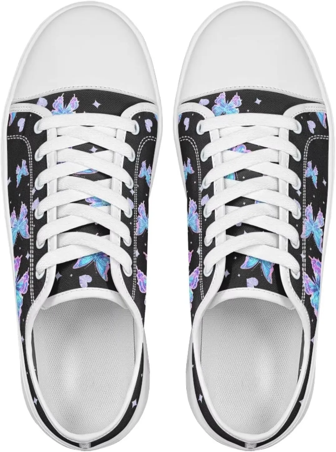 Classic Canvas Shoes Womens Platform Sneakers Low Top Lace Up Casual Tennis Athletic Shoe