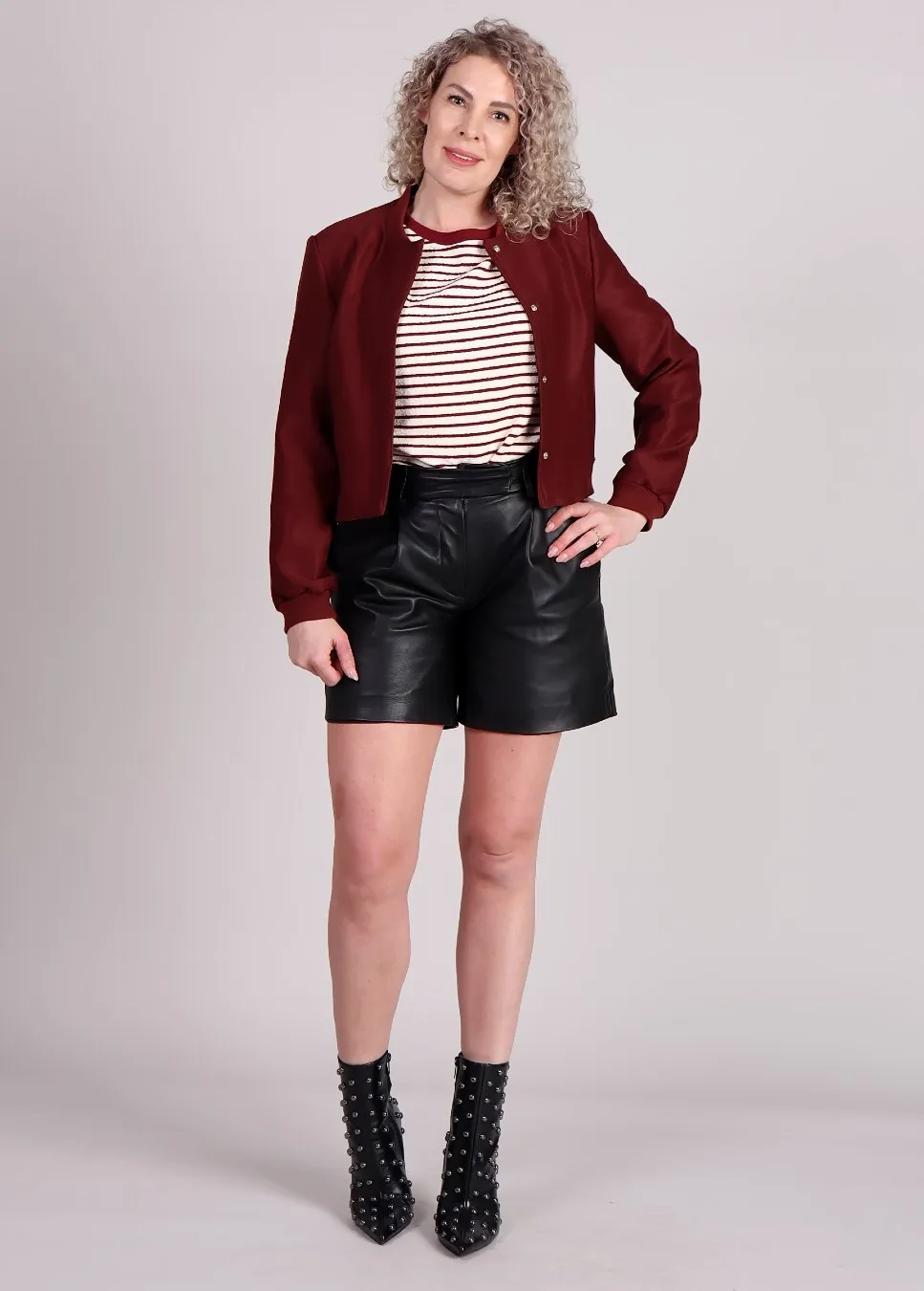 Co Couture BostonCC Crop Jacket rood