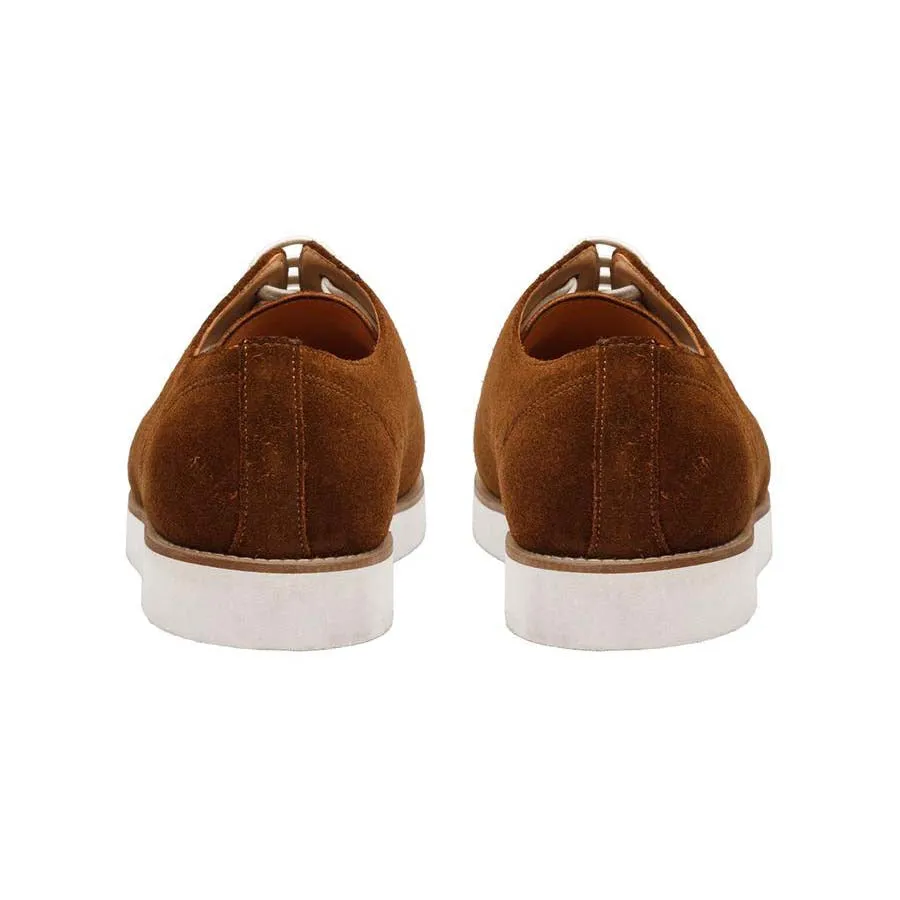 Cognac Suede Classic Sneakers
