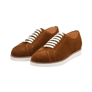 Cognac Suede Classic Sneakers