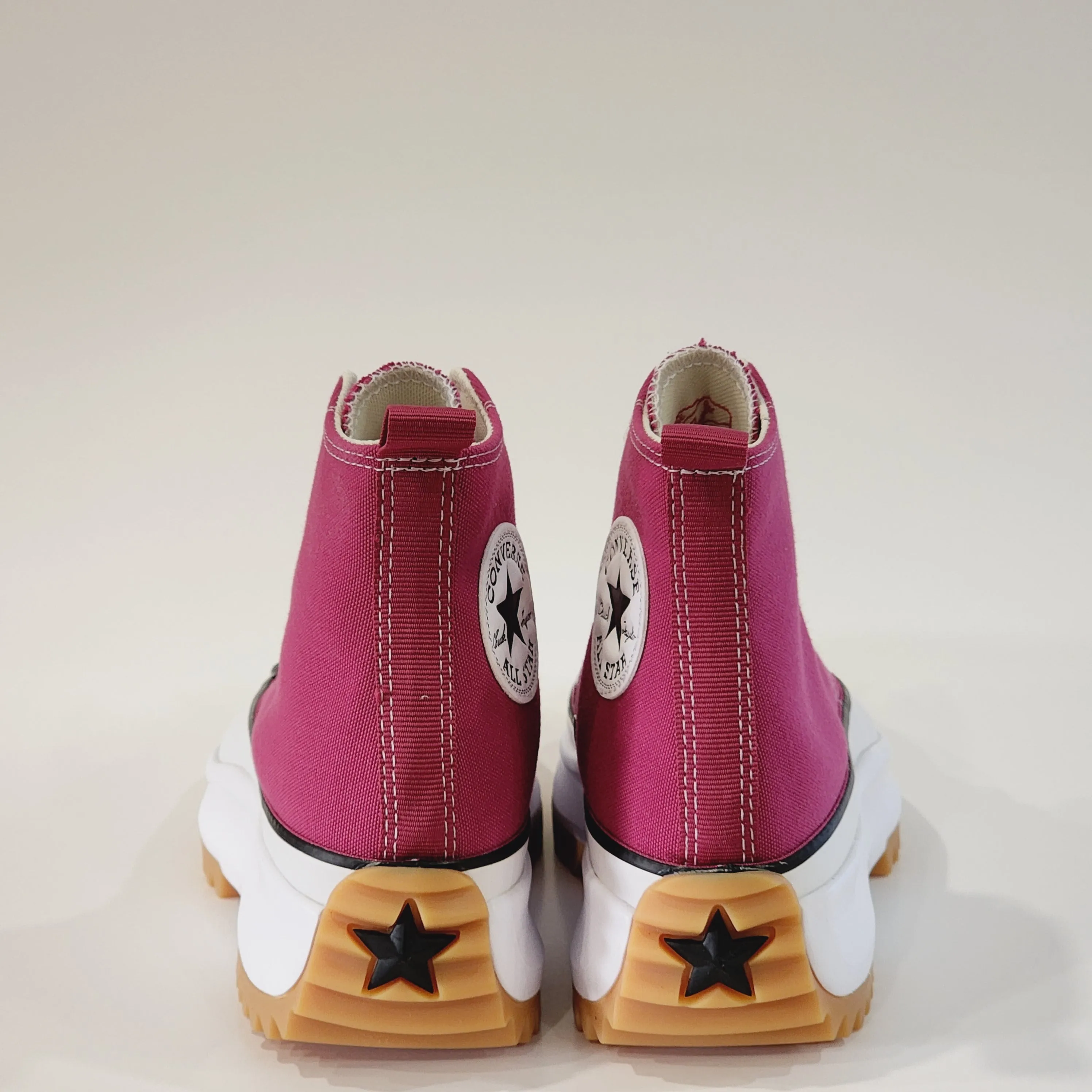 Converse Run Star Hike Hi 'Midnight Hibiscus' Pink Platform Sneakers 172362C NWT
