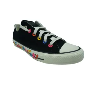 Converse Unisex All Star Confetti Low Top Sneakers Black