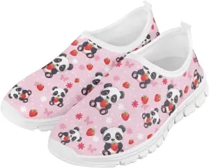 Cute Shoes for Girls Animal Themed Slip On Shoes Kids Wide Sneakers