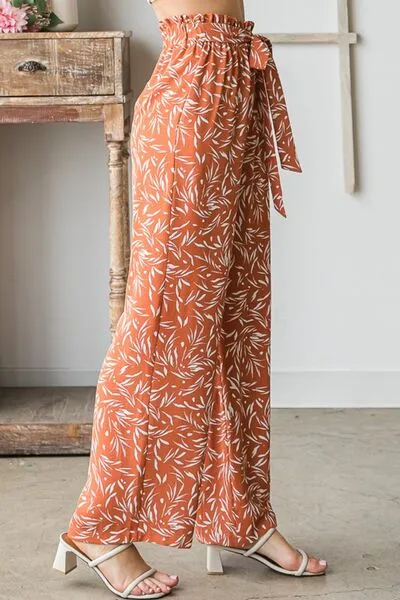 Dainty Floral Casual Pants