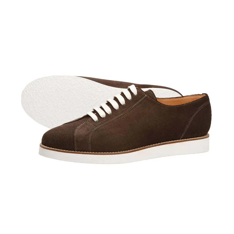 Dark Grey Suede Classic Sneakers