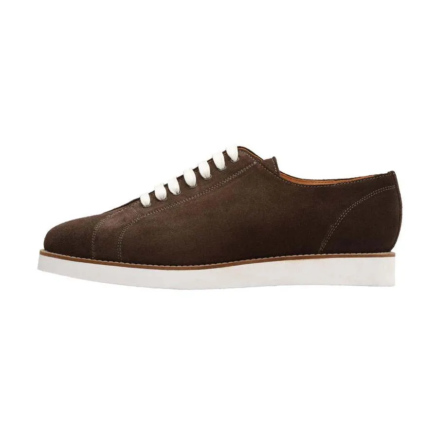 Dark Grey Suede Classic Sneakers