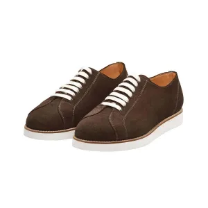 Dark Grey Suede Classic Sneakers