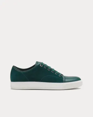 DBB1 Leather & Suede Dark Green Low Top Sneakers